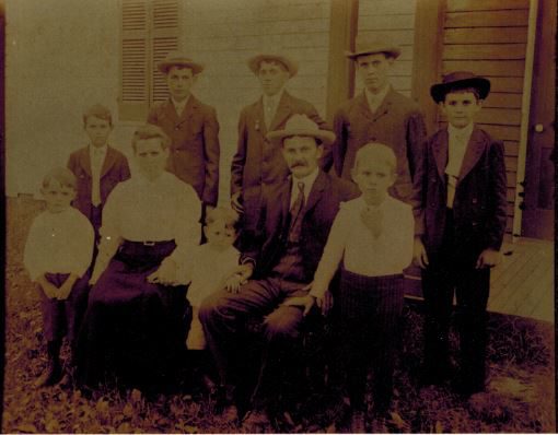 Ed, Mike, Theo, John, Lorenz, Herm, Carl and Emil Breitenstein in Jefferson Co., Ky.